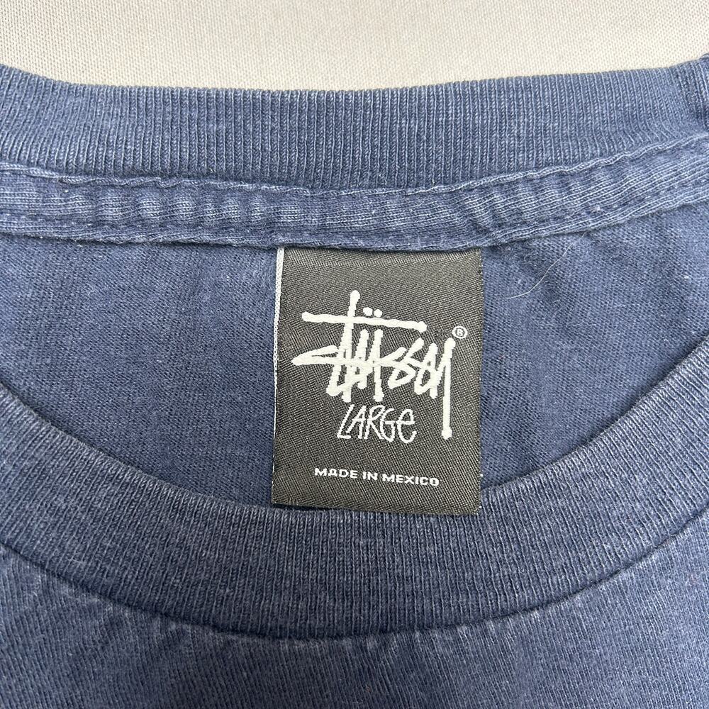 Stussy Big S Tee Men's Large Short Sleeve Skater Streetwear - Picture 4 of 8